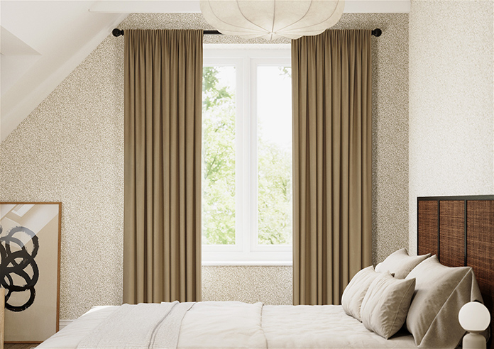 Devonshire, Light Brown - Made to Measure Curtains - Image 3